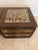 Coffee Vintage South East Asian Hand-Carved Five-Drawer Coffee Table With 3 Piece Glass Top Insets For Sale - Image 8 of 12