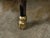Black Mid 20th Century Italian Midcentury Horn Tub Chair with Gilt Rams' Heads and New Upholstery For Sale - Image 8 of 11