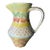 Folk Art MacKenzie-Childs Aurora Hand-Painted Majolica Pitcher For Sale