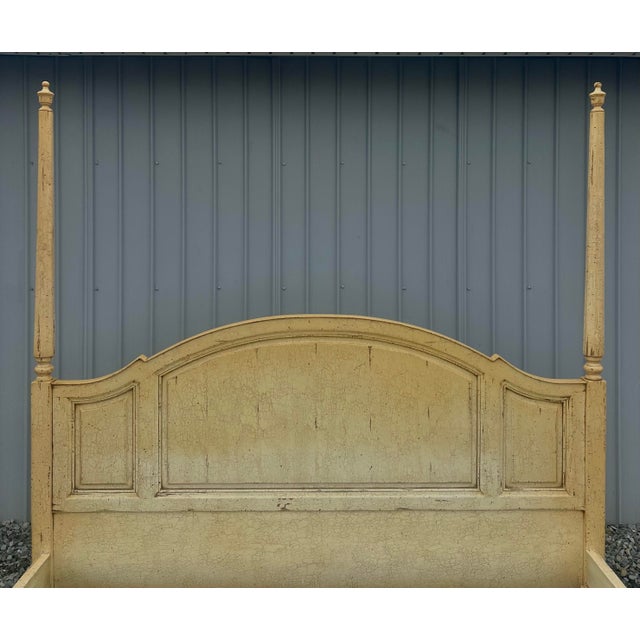 2000 - 2009 Guy Chaddock Melrose Collection Shabby Chic Bed - King Size For Sale - Image 5 of 10
