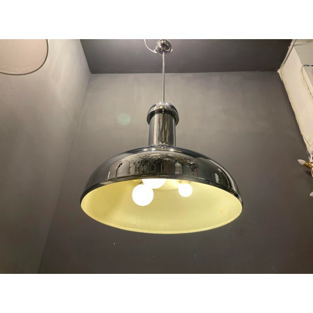 Large Industrial Italian Lamp For Sale - Image 4 of 7