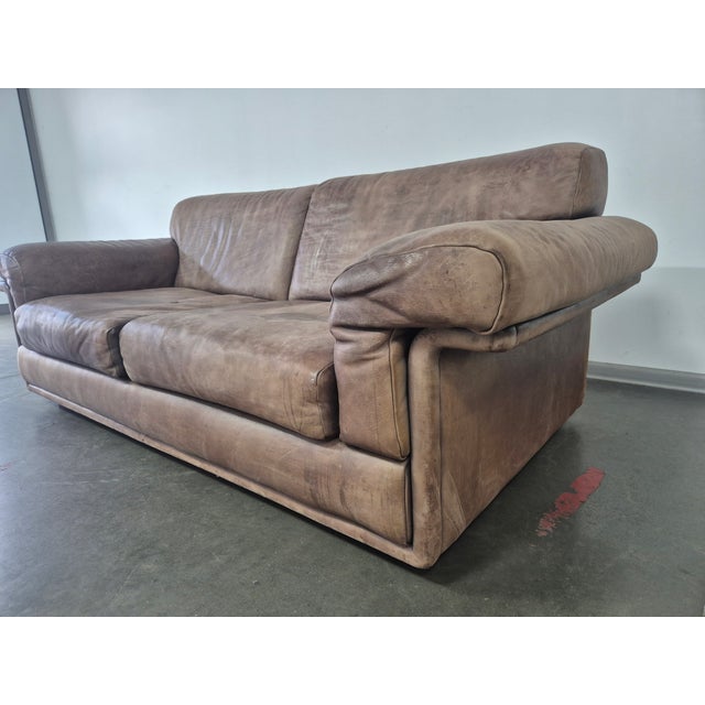 Mid-Century Modern Vintage DS-68 Sofa in Leather from de Sede, 1980s For Sale - Image 3 of 16
