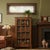 Wood Mission Solid Oak Display Bookcase - Micheals Cherry For Sale - Image 7 of 14