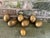Set of Seven Rustic Vintage Gold Painted Eggs For Sale In New York - Image 6 of 10