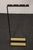 Black Vintage Modernist Iron and Brass Fireplace Tool Set With Brush, Shovel and Poker For Sale - Image 8 of 17