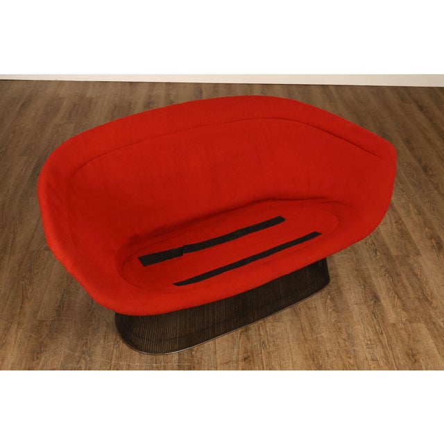 Knoll Warren Platner For Knoll Wire Frame Settee For Sale - Image 4 of 17
