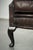Cowhide Chesterfield Wing Armchair For Sale - Image 12 of 13