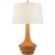 Transitional Chapman & Myers by Visual Comfort Signature Wallis Large Table Lamp in Burnt Sienna with Linen Shade For Sale - Image 3 of 3