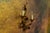 Metal Hollywood Regency Gilt Metal Botanical Two-Light Wall Sconce, 1950s For Sale - Image 7 of 18