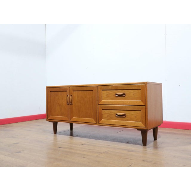 Mid Century Modern Vintage Teak Media Cabinet Credenza by G Plan Danish Style For Sale - Image 14 of 14