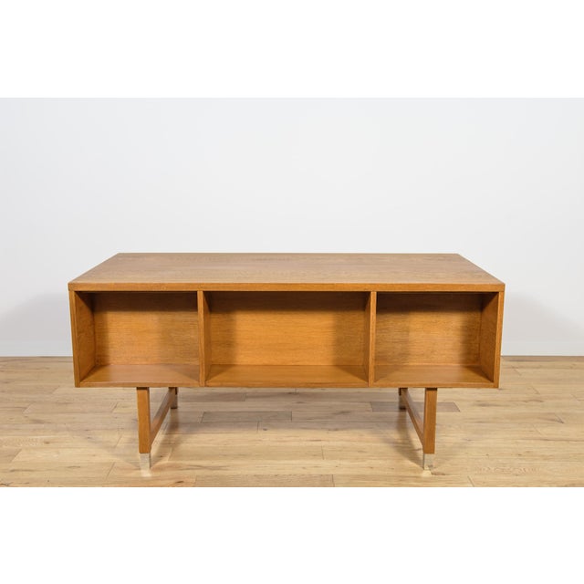 Mid-Century Modern Oak Desk from Eigil Petersens Møbelfabrik, Denmark, 1970s For Sale - Image 9 of 18