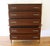 This is a mid century modern tall dresser designed by Andre Bus for Lane's Acclaim collection. It has their signature...