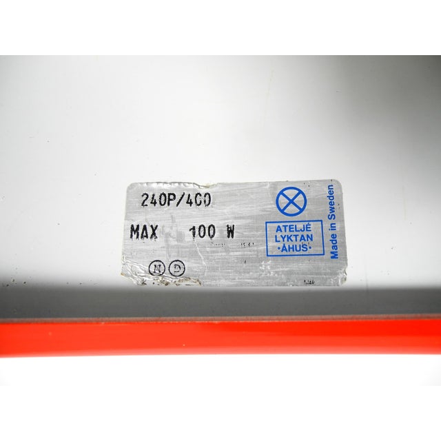 Large Red Bumling Ceiling Lamp by Anders Pehrson for Ateljé Lyktan Ahus, 1960s For Sale - Image 15 of 18