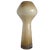 Murano 17+ Iin. Massimo Vignelli Venini Fungo Style Murano Beige Striped Art Glass Vase For Sale - Image 4 of 13