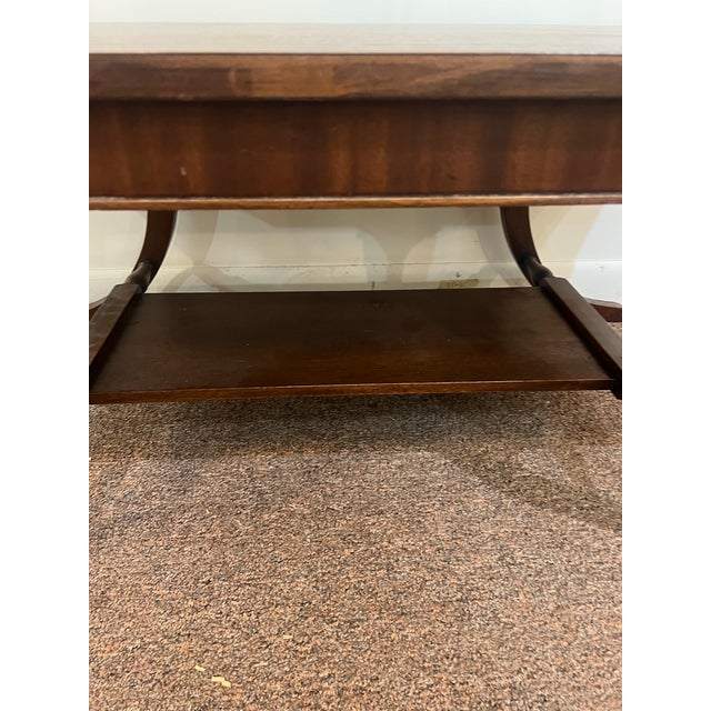1940s French Regency Mahongany Coffee Table For Sale - Image 10 of 10