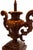 Wood Vintage 47” Monumental Ralph Lauren Style Urn Table Lamp – Carved Compo & Wood Base For Sale - Image 7 of 13