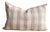 French Linen Lumbar Case – Vichy Nude For Sale