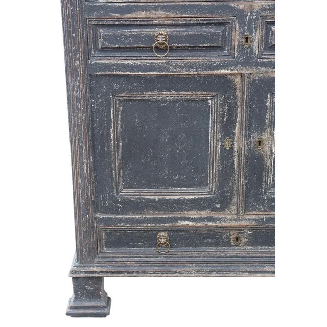 Antique Painted Kitchen Buffet For Sale - Image 5 of 13