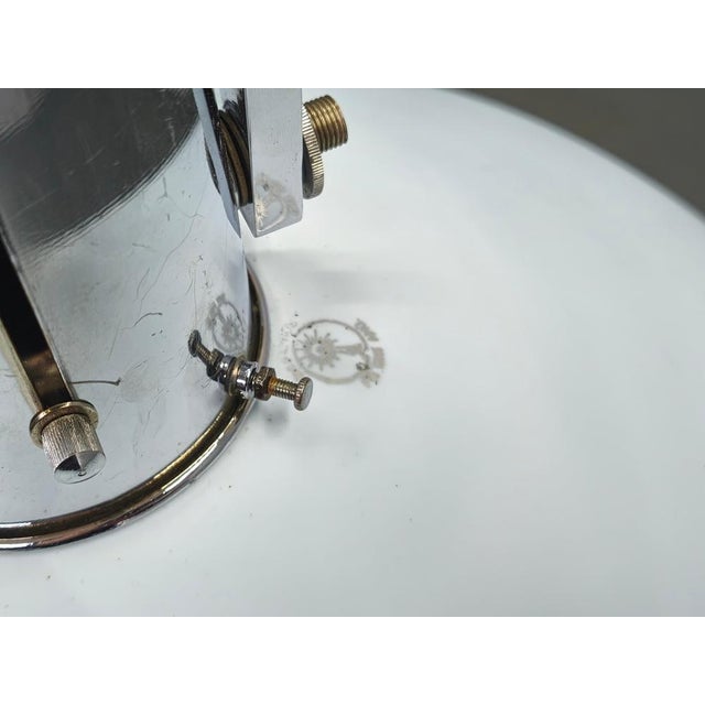 Bauhaus Adjustable Ceiling Light in Brass and Glass from Otto Mueller, 1930s For Sale - Image 9 of 17