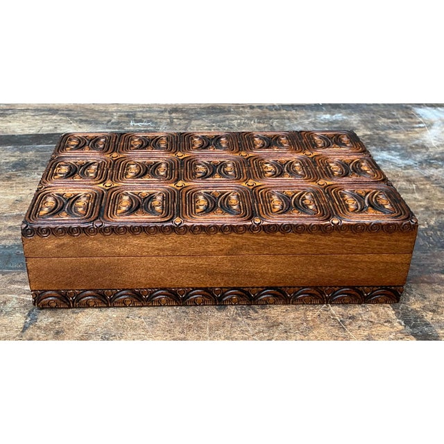 Vintage MCM Brutalist Lidded Box For Sale - Image 10 of 12