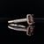 Traditional Diamond Sapphire Ring 18k Gold WG Women 3.027 TCW Certified For Sale - Image 3 of 12