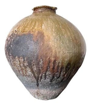 Large Ceremic Shigaraki Tsubo by Nagaoka Masami