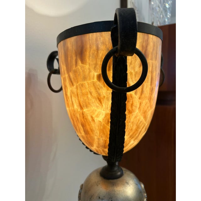 Pair of Stunning Vintage Maitland Smith Penshell Floor Lamps For Sale - Image 11 of 15