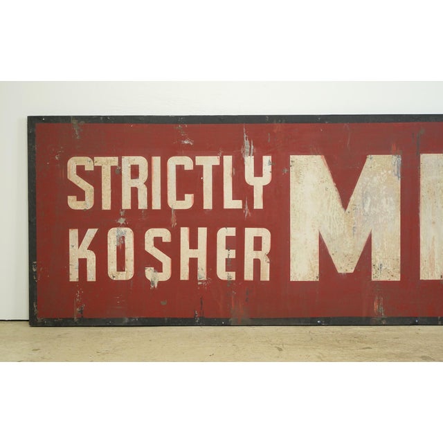 Reclaimed Kosher Meats Marty Supreme Movie Prop Sign For Sale - Image 4 of 8