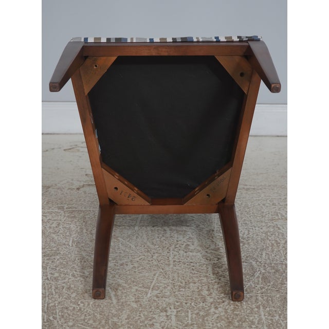 Set of 8 Henredon Mahogany Shield Back Dining Chairs For Sale - Image 17 of 18