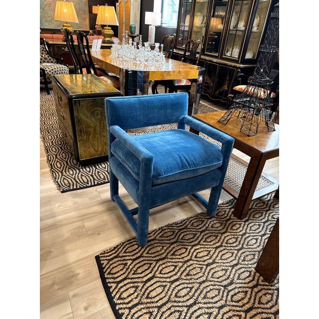 Pair of Fully Upholstered Vintage Club Chairs From Flair by Bernhardt For Sale In Cleveland - Image 6 of 12