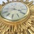 Syroco Midcentury Gilt Syroco Sunburst Clock 16” Electric For Sale - Image 4 of 11