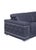Contemporary Favo Navy Blue Leather Match Sectional Sofa For Sale - Image 3 of 5