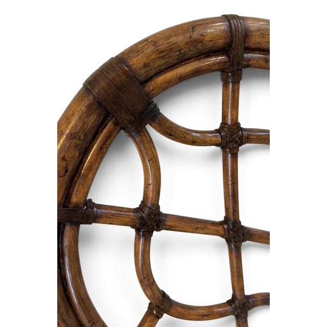 Wood Tommy Bahama Bali Hai Cedar Key Oval Back Dining Chairs - Set of 4 For Sale - Image 7 of 18