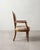 Vintage Hungarian Armchair with Chevron Pattern Fabric For Sale - Image 4 of 6