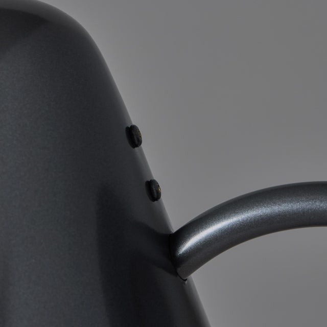 Mid-Century Modern 'ZuZu' Steel Painted Brass Wall Sconce in the Style of Jacques Biny For Sale - Image 13 of 17