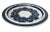This vintage round serving platter from Arabia Finland features a beautiful floral pattern in shades of blue. The item...