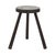 Vintage Rustic Three-Legged Stool in Stained Wood For Sale - Image 11 of 15