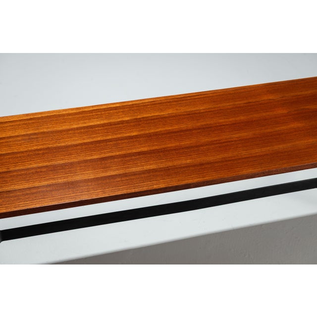 Black Large Coffee Table or Bench attributed to Rossi di Albizzate, 1960s For Sale - Image 8 of 12