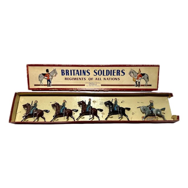 Vintage Britains Civil War Confederate Cavalry Set, Boxed For Sale