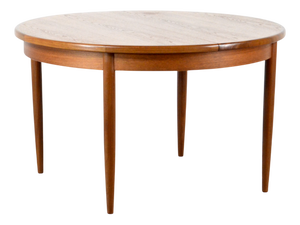 Mid-Century Modern Extendable Round Teak Dining Table from G-Plan, 1960s