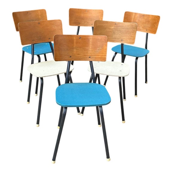 Vintage Chairs, Set of 6 For Sale