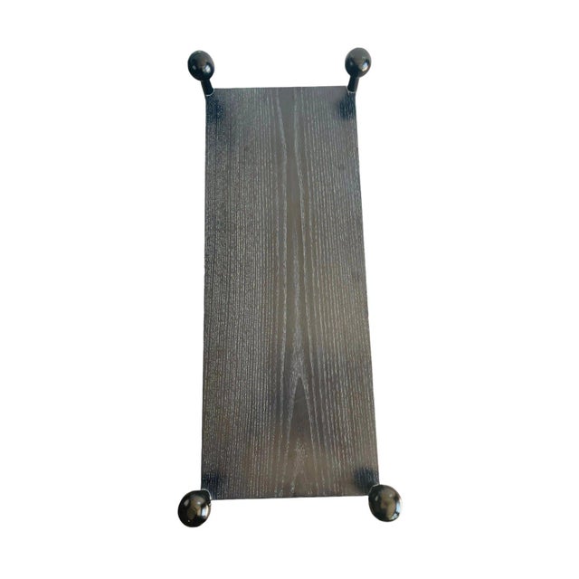 Mid 20th Century Two Tiered Console Table in the Manner of Jean Royère For Sale - Image 11 of 13