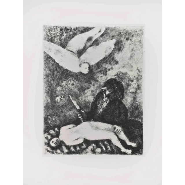 Etching on Montval wove paper, realized by Marc Chagall in 1931-39 and published by Tériade in 1956. Edition of 275+30 out...