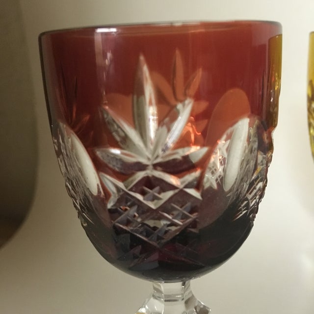 German Cut Crystal Cordial Glasses Set of 4 Chairish