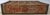 Vintage 7-Up wooden bottle crate featuring the classic red "Fresh Up with 7Up" advertising slogan and metal-reinforced...