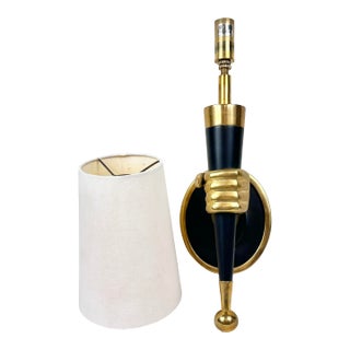 Jonathan Adler Left Hand Brass Sconce For Sale