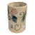 Vintage Postmodern Memphis-Inspired Hand-Painted Studio Pottery Vessel For Sale
