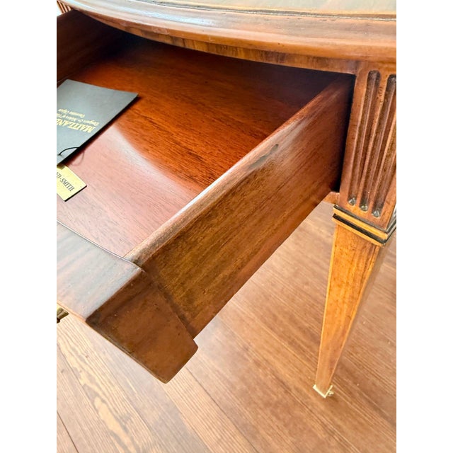 Maitland Smith Drop Leaf Side Table on Casters For Sale In New York - Image 6 of 8