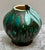 Folk Art Vintage Pottery Drip Glaze Textural Vase For Sale - Image 3 of 8