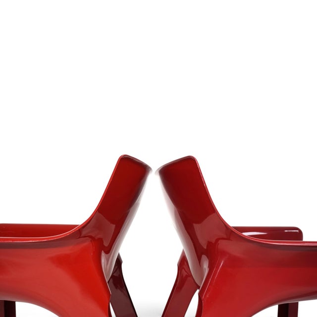 Vicario Lounge Chairs by Vico Magistretti for Artemide, 1970s, Set of 2 For Sale - Image 11 of 18